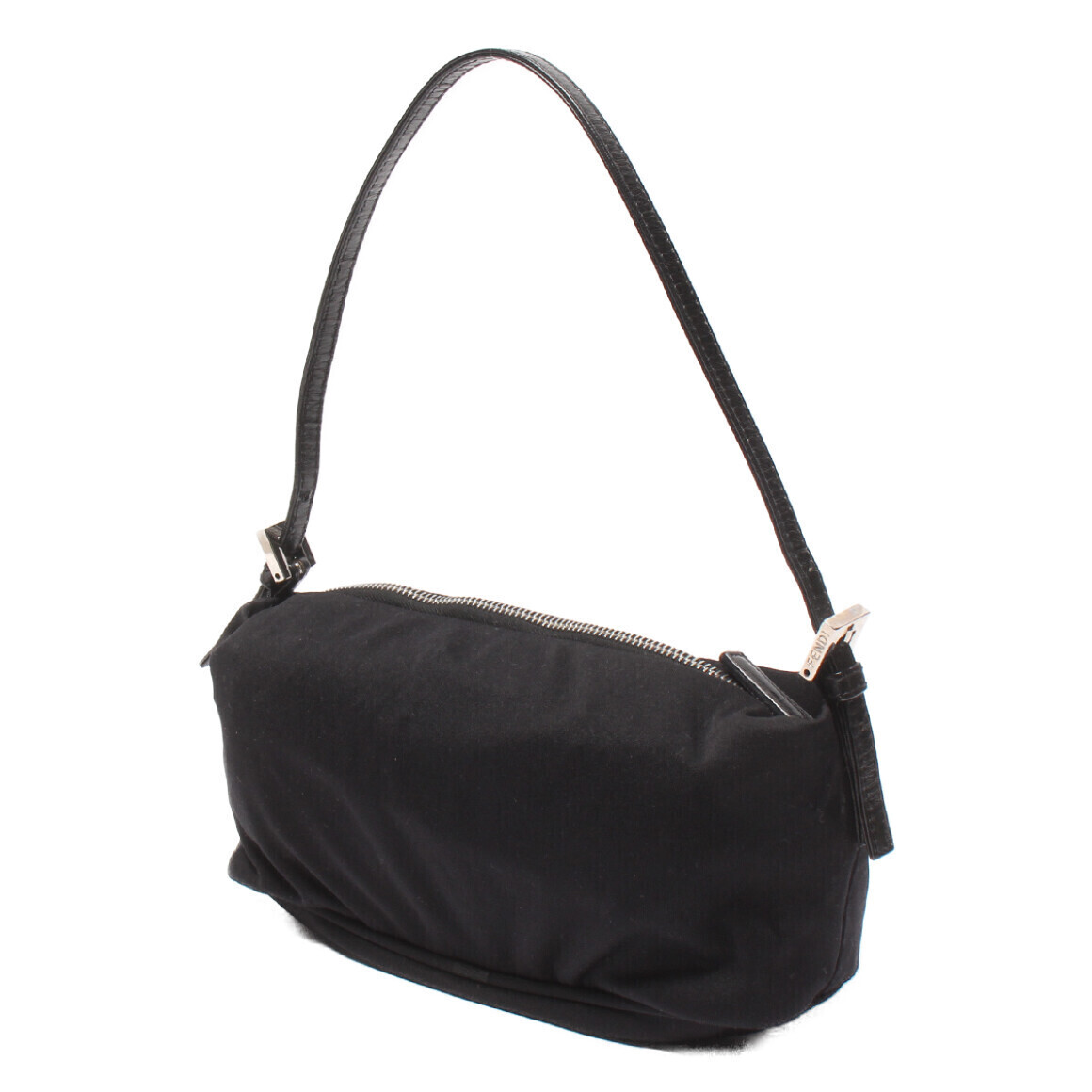 Fendi Neoprene Bag Shoulder Black Neoprene Baguette